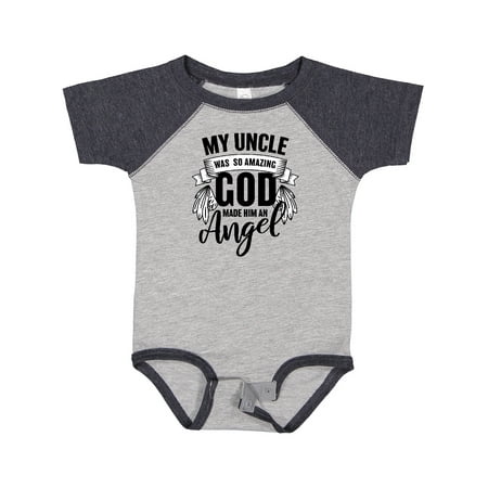 

Inktastic My Uncle Was So Amazing God Made Him an Angel Gift Baby Boy or Baby Girl Bodysuit