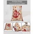 thumbnail image 6 of Happy Valentine's Day King Pillow Cases Set of 2 - Microfiber Bed Throw Pillow Covers, Yellow Love Hearts Romantic Decorative Lumbar Pillow Cover with Envelope Closure for Sofa/Travel 20"x36", 6 of 6