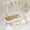 White, variant on Jewelry Organizer and Storage Holder, Bracelet Holder Display with Tray and Storage Drawer and Non-slip Multi Hooks for Women Mum Dresser Countertop Vanity Bedroom Closet Dorm Home Decoration