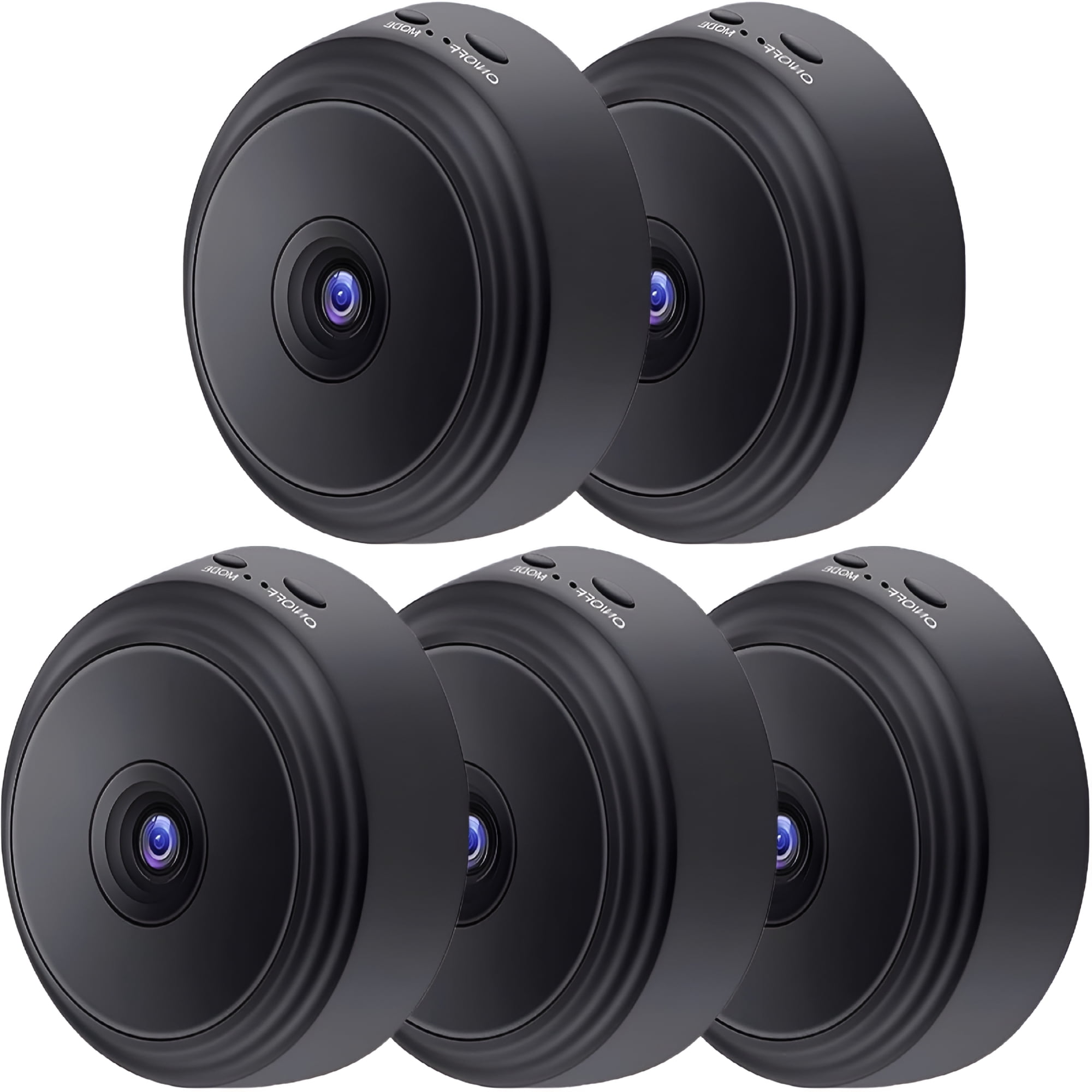 GJX 5-Pack Magnetic Mini Security Camera 1080P HD WiFi Wireless