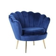thumbnail image 3 of Plata Decor QUEEN LOUNGE CHAIR BLEU SALON, 3 of 3