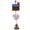 Red, variant on Wovilon Creative Cabin Wind Chimes House Hold Door Ornaments Mini Pendant Resin Sympathy Wind Chimes For Outside