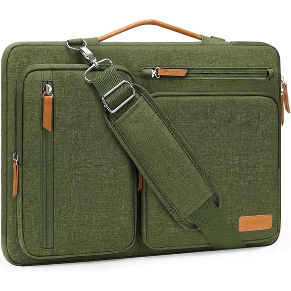 MOSISO 13-13.3"Laptop Shoulder Bag Adjustable Strap 360 Protective Soft Tablet Sleeve Computer Bag