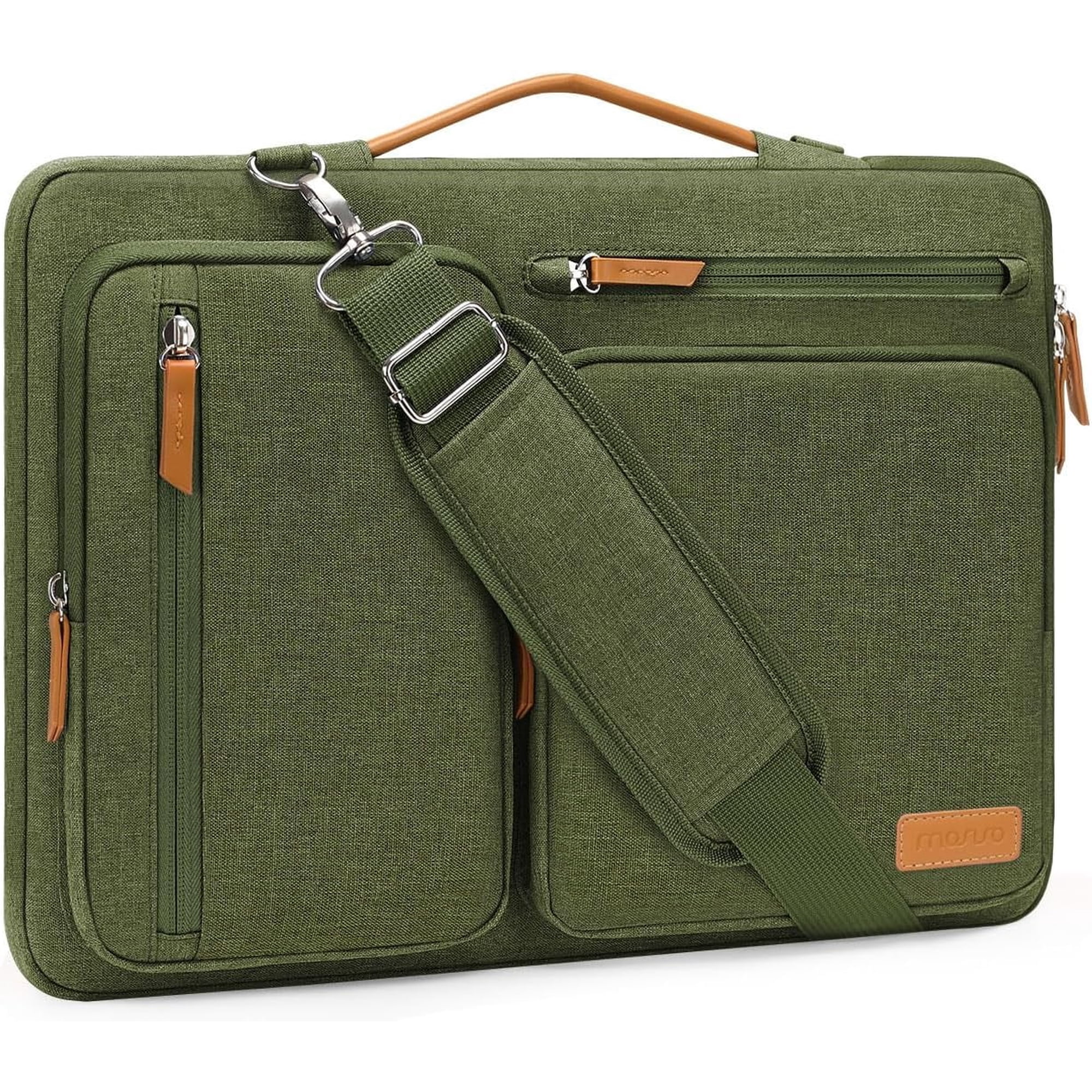 MOSISO 13-13.3"Laptop Shoulder Bag Adjustable Strap 360 Protective Soft Tablet Sleeve Computer Bag