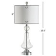 thumbnail image 4 of SAFAVIEH Mercury 25.5 in. H Crackle Glass Table Lamp, Clear/White, Set of 2, 4 of 4