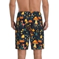 thumbnail image 6 of KLL Colorful Plants Mushroom for Men's 1-Pack Shorts,Sleep Pajama Shorts for Men Soft Pj Shorts Men's Pajama Bottoms Sleepwear -Medium, 6 of 7