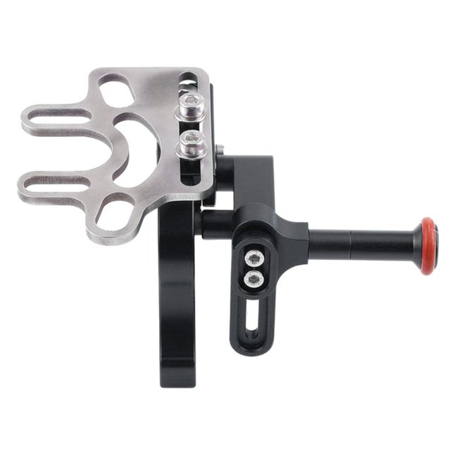 Palanca de extensión del disparador del obturador - Adaptador de montaje extendido para bandeja Cámara de buceo Carcasas impermeables Estuch Sunnimix Extensión del disparador del obturador