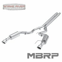 MBRP 2024 Ford Mustang GT S650, 5.0  Aluminized Steel 3in Cat-Back Dual Split Rear (Street)