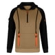 thumbnail image 4 of pstuiky Camisas de invierno de manga larga para hombre, Sudadera deportiva informal con capucha y retazos para hombre, de manga larga, estilo blusa Tops casuales para hombres m, 4 of 5