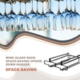 thumbnail image 4 of Thinsony Wine Glasses Rack Hanger Space-saving Stand Hanging Holder Wine Accessory, 4 of 6