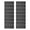 Grey, variant on 16-Pack 100x33.3cm Roofing Shingles, Asphalt Roof Shingles, 5.3mm Thick Slate, Fiberglass Mat & Mineral Granules, for Home Roofing Repair & Replacement