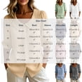 thumbnail image 3 of yardsong Peter Pan Collar Blouses for Women 3/4 Puff Sleeve Button Down Solid Color Shirts Comfy Summer Casual Dressy Cotton Tops 2026 White,L, 3 of 9