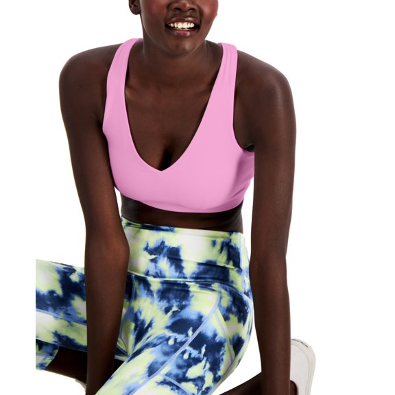 ID Ideology Women's Low Impact Sports Bra Pink Size Small