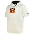 thumbnail image 2 of Men's Profile Oatmeal Cincinnati Bengals Big & Tall Chest Print and Logo Short Sleeve Pullover Hoodie, 2 of 4