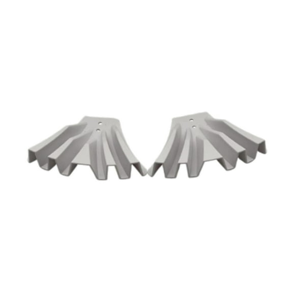 YWMJZEU 2 Pieces Downspout Diverters, Dispersion Extenders, Replacement Accessories with White