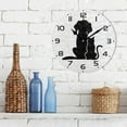 thumbnail image 3 of SKYSONIC Dog Wall Clock 10 Inch Silent Non Ticking Round Clock Oil Painting Clock Easy to Read Clock for Living Room Bedroom Bathroom Home Decor, 3 of 7