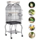 thumbnail image 4 of Antingy 59-inch Dome Open Top Large Parrot Bird Cage on Stand for Sun Parakeets Conures Quaker Parrot Cockatiels, Rolling Stand, 4 of 4
