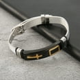 thumbnail image 4 of Bracelets en Acier Titane, Bracelet Croix Mode pour Hommes, Réponse Rapide, 4 of 8