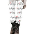 thumbnail image 2 of BLTIBY Valentine's Day Leggings for Women Spring Summer Mardi Gras Printed High Waisted Tummy Control Fashion Casual Yoga Pants White M, 2 of 7