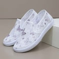 thumbnail image 2 of Casual Shoes for Women Ladies Floral Pattern Hollow Out Breathable Mesh Large Size Lightweight Non Shoes Walking Shoes, 2 of 9