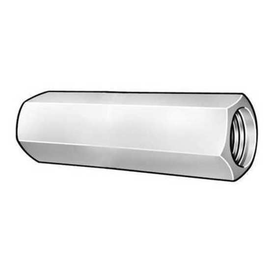 COUPLING NUT 10-24 X 3/4" PACK OF 10 ZINC PLATED STEEL 