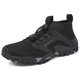 thumbnail image 3 of Zapatillas deportivas para hombre Zapatillas deportivas para correr Suela extra ancha Rafting/Wadding (39 ) Negro, 3 of 9