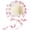 Pink, variant on Pink Lolita Lace Bow Straw Bonnet Hat for Women Daily Tea Party Accessory