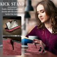 thumbnail image 6 of JTCASES for Google Pixel 8A Wallet Case with Zipper Purse Card Holders Flip Stand Wrist Strap Magnetic Closure PU Leather Anti-scratch Support Wireless Charging Drop Resistant Shell, Red, 6 of 10