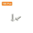 thumbnail image 3 of Unique Bargains M1.2x0.25x4mm 100 Pcs Vis Plates Rondes en Métal pour Machine d'Entraînement Phillips, 3 of 5
