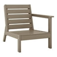 thumbnail image 5 of WestinTrends Avalon Outdoor Patio HDPE Right Arm Facing Deep Seating Corner Chair, Weathered Wood, 5 of 14
