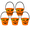 Green Vine, variant on NOAZUBY Halloween Trick or Treat Buckets, 5-Pack Candy Pails