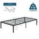 thumbnail image 4 of Cama Individual de Metal, Color Negro (Sin Colchón), 4 of 7