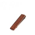 thumbnail image 4 of Men Wood Tone Simple Necktie Tie Bar Clasp Clip Best Xmas Gift, 4 of 5