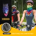 thumbnail image 3 of Bufanda Para Cubrir La Cara Transpirable Ciclismo Color Brillante Protección Solar Prevención De Insectos Gran Textura Bufandas Para Montar Bxhe015 Kearding OD019371-02, 3 of 6