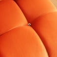 thumbnail image 5 of Modular Sectional Sofa Modern Three Seater Open End Sofa Wide Couch Sectional for Living Room Bedroom Apartment Orange, 5 of 6