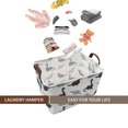 thumbnail image 5 of Howarmer Rectangular Storage Basket, Collapsible Laundry Basket, Waterproof Canvas PE Coating Large Storage Bins Gift Baskets for Children, Office, Bedroom, Clothes,Toys - Dinosaur, 5 of 6