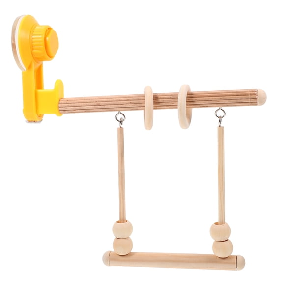 Miangastore 1Pack Multi Color Wood Perch for Parrots Training Stand 24.00X15.00X5.50Cm