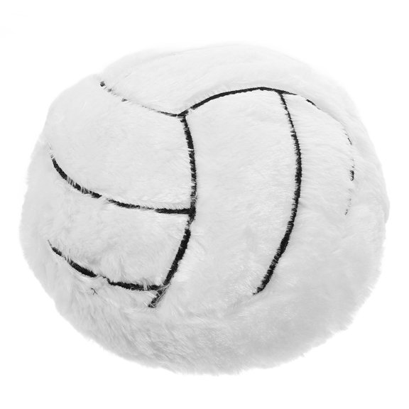 Almohada de voleibol de felpa esponjosa para fanáticos de los deportes, almohada bonita, almohada decorativa de peluche para decoración de habitación de niños, almohada de voleibol, juguete