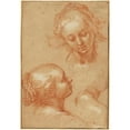 thumbnail image 3 of Abraham Bloemaert 14x18 Black Modern Framed Museum Art Print Titled - Three Studies of Women (1620s), 3 of 5