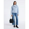 thumbnail image 3 of Time and Tru Women's Boucle Trucker Jacket, Midweight, Sizes XS-2X, 3 of 5