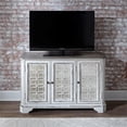 thumbnail image 2 of Pemberly Row Traditional Wood TV Console in White, 2 of 11
