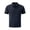 #03Black, variant on Premium Ice Silk Mesh Lapel Polo Shirt Men Summer Breathable Solid Color Contrast Cuff Casual Tee Blue 3XL
