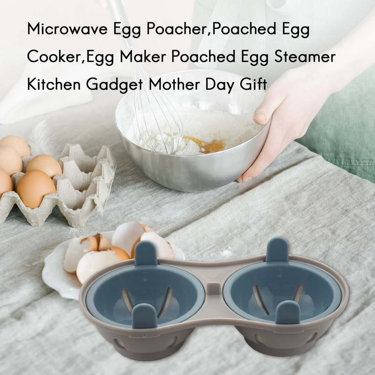 Egg Poacher,Poached Egg Cooker,Egg Maker Poached,Blue