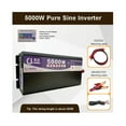 thumbnail image 2 of CJC Power Inverter 5000W, DC 24V to AC 220V Converter with LCD Display, Pure Sine Wave Solar Converter for Home, RV, Outdoor, Camping, Boat, Emergency, 2 of 10