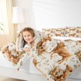 thumbnail image 4 of Homewish Farm Highland Cow Bedding Comforter Set,Farmhouse Highland Cattle Twin Comforter Sets,Rustic Flower Floral Bedding Set For Girl Boys,Ultra Soft Home Decor Reversible,2pcs, 4 of 8