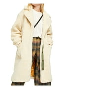 FREE PEOPLE Womens Beige Zip Up Jacket Size: S