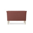 thumbnail image 6 of Sandy Wilson Home Corina Settee, Ash Rose, 6 of 11