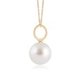 thumbnail image 2 of ANGARA Classic South Sea Cultured Pearl Solitaire Pendant in 14K Yellow Gold for Women | June Birthstone, Birthday, Anniversary, Jewelry Gift for Women | Pearl Necklace, 2 of 6