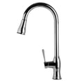thumbnail image 5 of ALFI brand AB2043-PSS Traditional Solid Polished Stainless Steel Pull Down Kitchen Faucet, 5 of 8