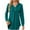 Green, variant on Kiplyki Fall Hoodies Womens New V-neck Button Drawstring Long Sleeved Loose Tops Sweater